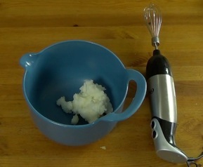 coconut oil in a bowl
