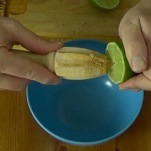 juicing the lime