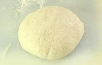 dough on the kneading board