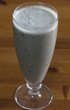 the finished smoothie