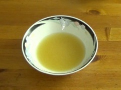 aquafaba in a bowl