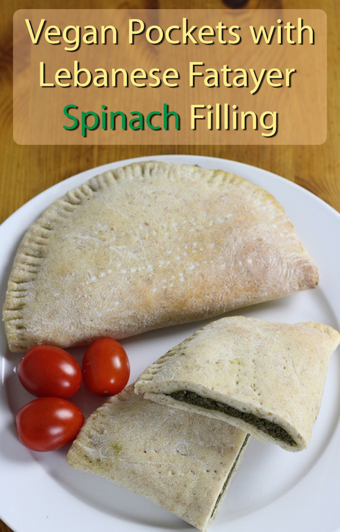 Recipe for spinach fatayer but in the form of panzerotti