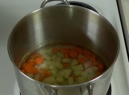 cooked potatoes and carrots