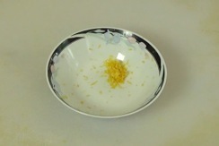 lemon zest in a bowl